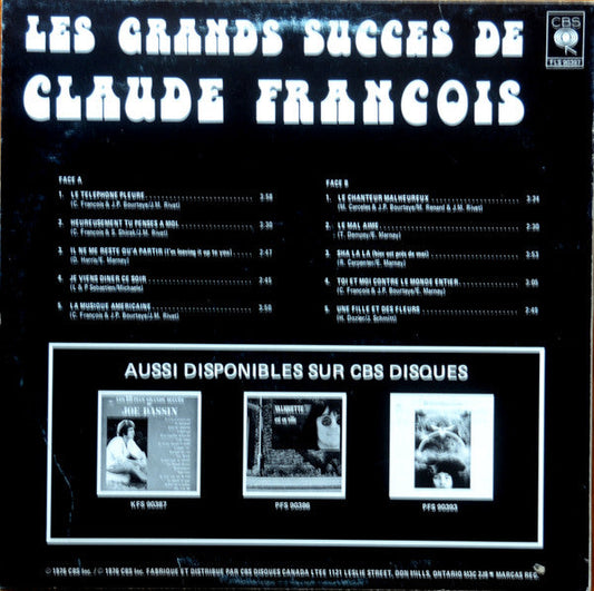 Claude François / Les Grands Succès De Claude François - LP Used