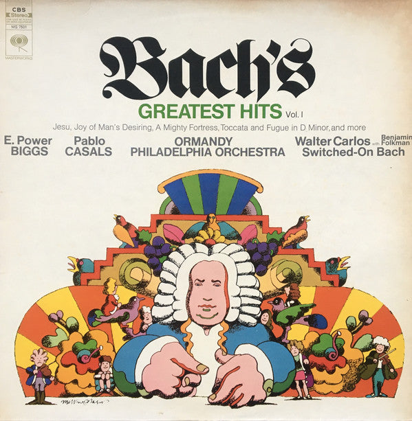 Bach : E. Power Biggs, Pablo Casals, Walter Carlos, Eugene Ormandy / Bach's Greatest Hits Vol. 1 - LP 12" Used - www.Shopthatapp.com