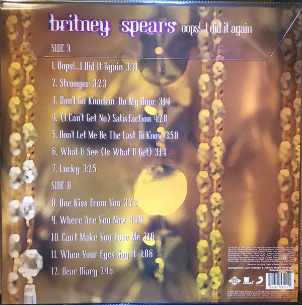 Britney Spears / Oops!...I Did It Again (Picture Disc) - LP - www.Shopthatapp.com