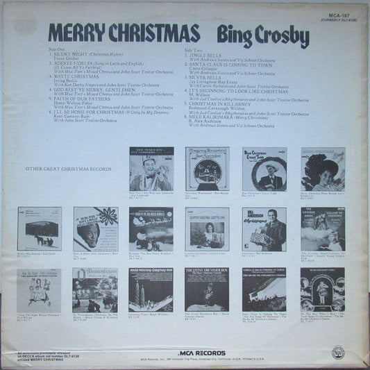 Bing Crosby / Merry Christmas - LP USED - www.Shopthatapp.com