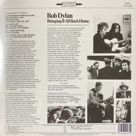 Bob Dylan / Bringing It All Back Home - LP - www.Shopthatapp.com
