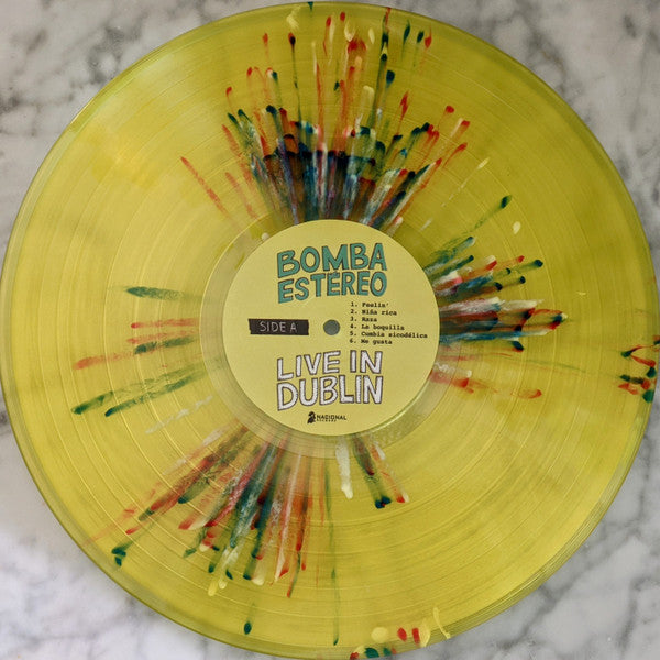 Bomba Estéreo / Live In Dublin - LP TRI COLOR SPLATTER - www.Shopthatapp.com