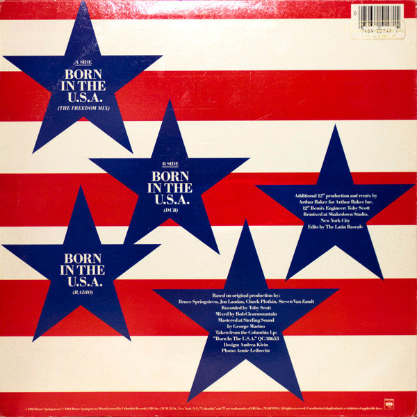Bruce Springsteen / Born In The U.S.A. - 12" (Used) - www.Shopthatapp.com