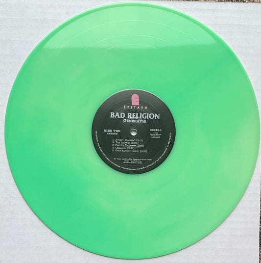 Bad Religion / Generator - LP CLEAR GREEN