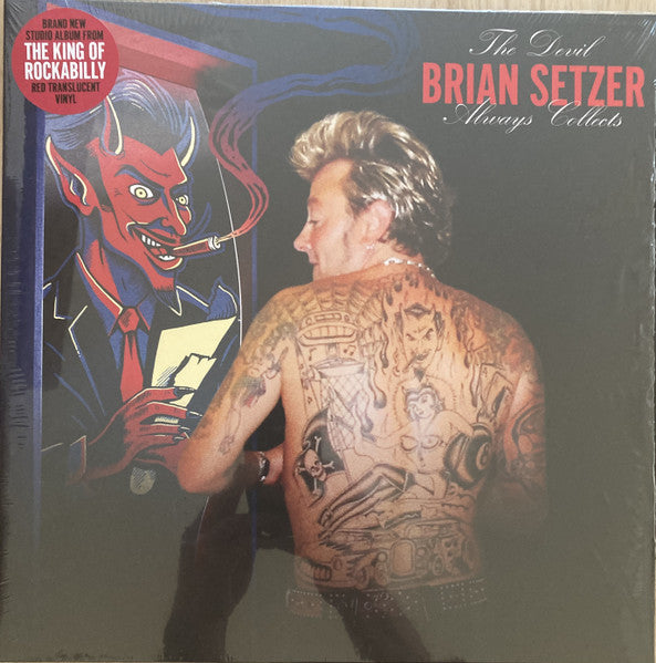 Brian Setzer / The Devil Always Collects - LP RED - www.Shopthatapp.com