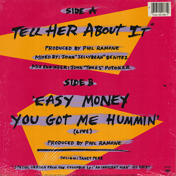 Billy Joel / Tell Her About It - LP Used 12'' - www.Shopthatapp.com