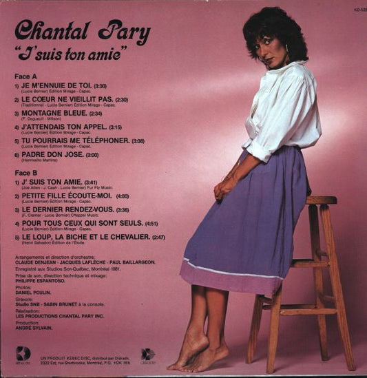 Chantal Pary / J'Suis Ton Amie - LP Used - www.Shopthatapp.com