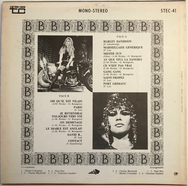 Brigitte Bardot / Show - LP Used - www.Shopthatapp.com