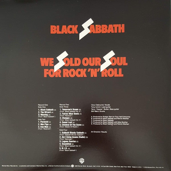 Black Sabbath / We Sold Our Soul For Rock 'N' Roll - LP USED - www.Shopthatapp.com