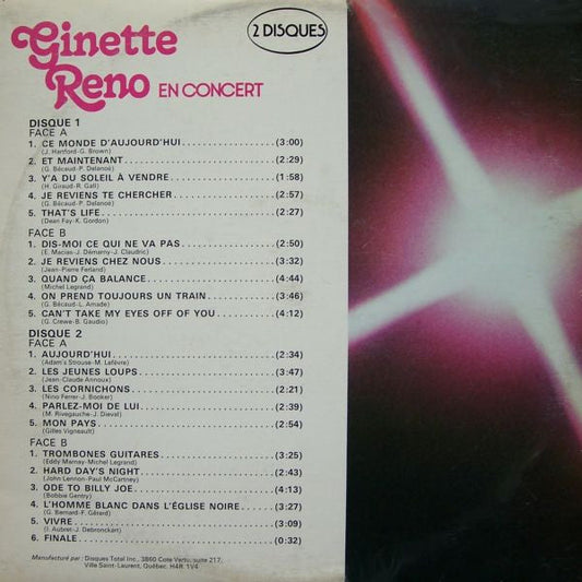 Ginette Reno / En Concert - LP USED - www.Shopthatapp.com