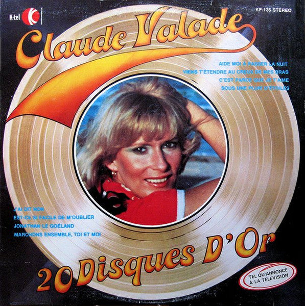Claude Valade / 20 Disques D'Or - LP Used
