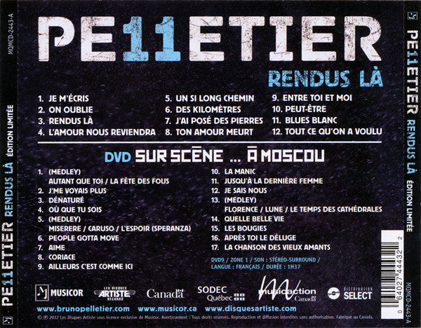 Bruno Pelletier / Rendus Là - CD (Used) - www.Shopthatapp.com