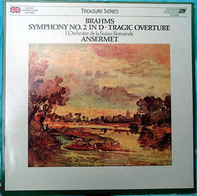 Brahms, Ansermet ∙ L'Orchestre De La Suisse Romande / Second Symphony ∙Tragic Overture - LP (used) - www.Shopthatapp.com