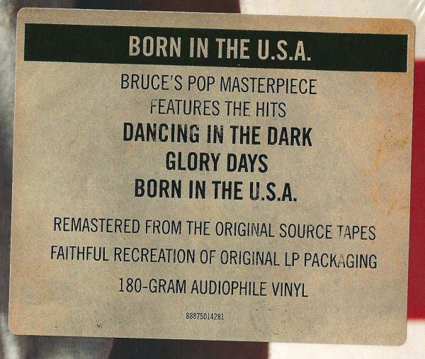 Bruce Springsteen / Born In The U.S.A. - LP - www.Shopthatapp.com