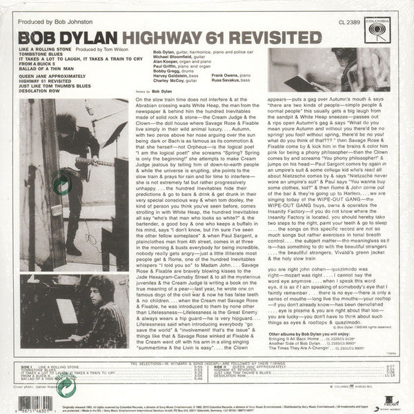 Bob Dylan / Highway 61 Revisited - LP - www.Shopthatapp.com