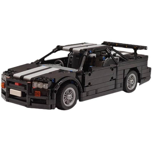 R34 Sports Car Remote Control Building Block Toy - www.Shopthatapp.com #
