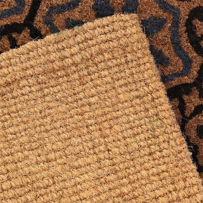 Doormat 100% Coir Tiles With Rosettes - www.Shopthatapp.com