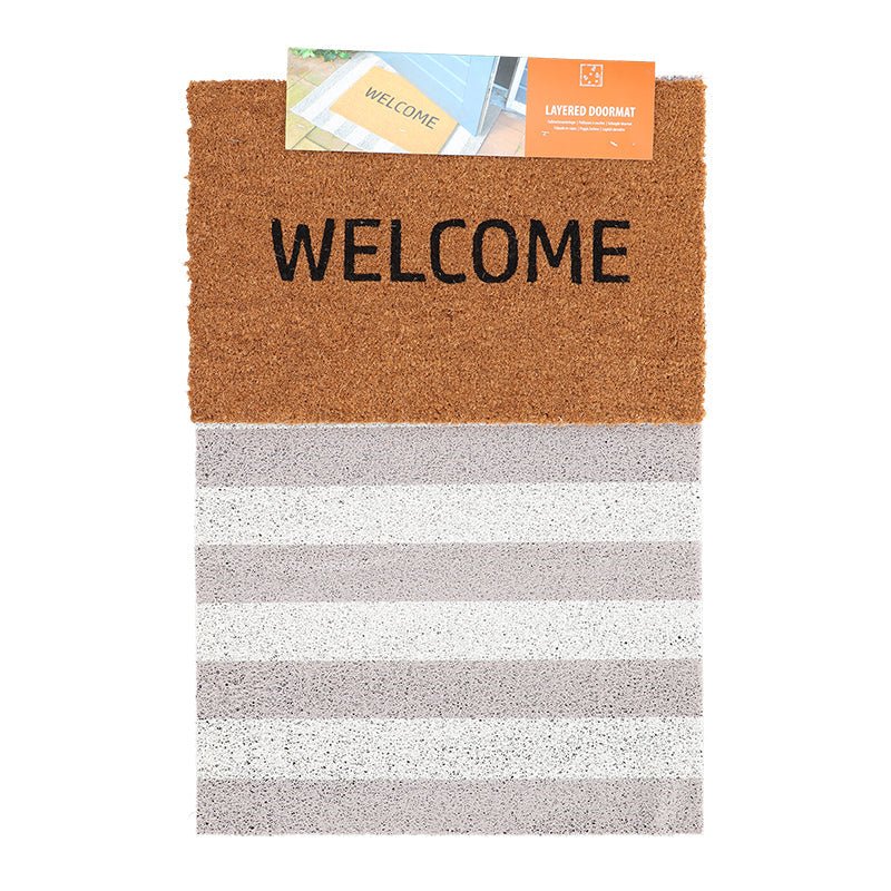 Layered Doormat Set Vertical Stripes - www.Shopthatapp.com
