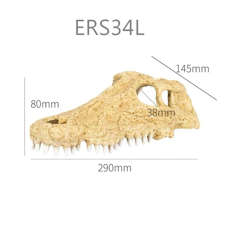 REPTIZOO Crocodile Skull Hide Cave 29 x 14.5 x 8cm(H) #ERS34L - Www.Shopthatapp.com