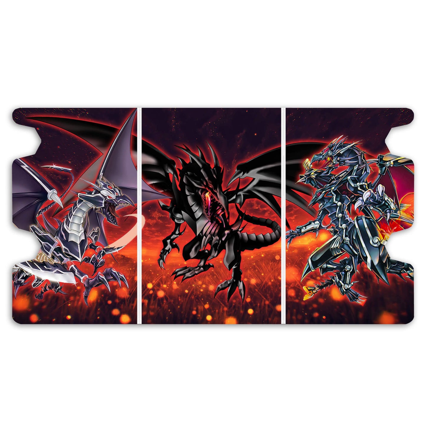 Rotäugiger Schwarzer Drache-Archetyp – Mach 3 Deckbox