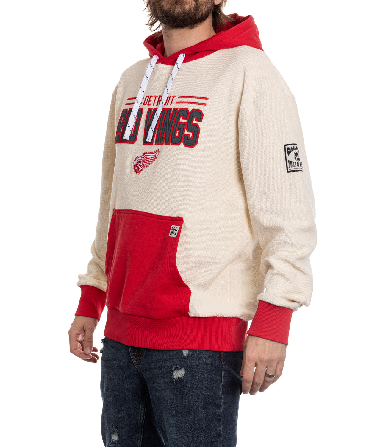 Detroit Red Wings NHL Unisex Reverse Terry Retro Premium Hoodie - www.Shopthatapp.com
