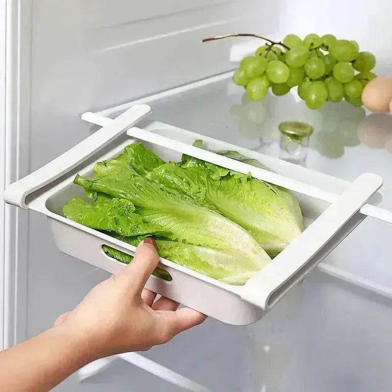Refrigerator Drawer With Pull out type Storage Box - www.Shopthatapp.com