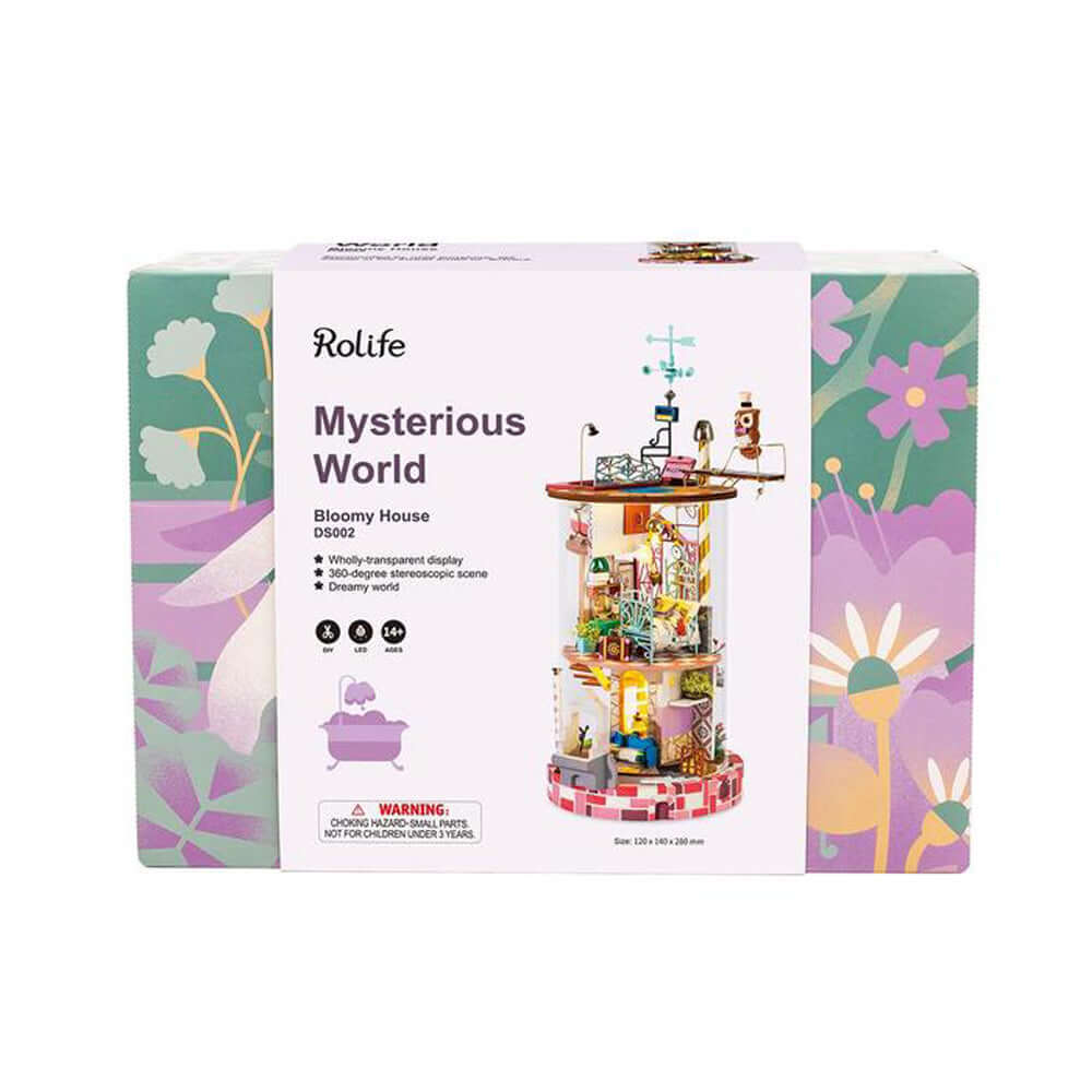 Kidstoylover - Robotime Rolife Bloomy House DIY Kit - www.Shopthatapp.com