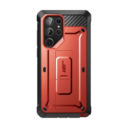 Galaxy S23 Ultra Unicorn Beetle PRO Rugged Case-Metallic Red - www.Shopthatapp.com