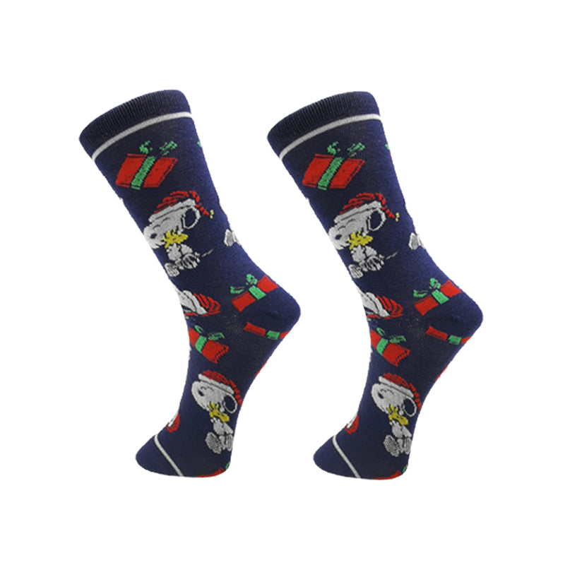 Snoopy Anime Socks Cotton Socks Adult Sock Men Women Cartoon Sports Socks Fashion Mid-calf Pattern Sock Skarpetki Sock Gifts
