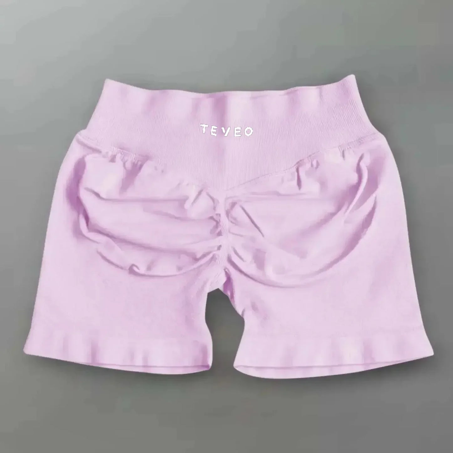 TEYEO Fashion Summer Women's Yoga Shorts Sports Running Breathable Comfortable High Waist Seamless Quick Drying Yoga Shorts