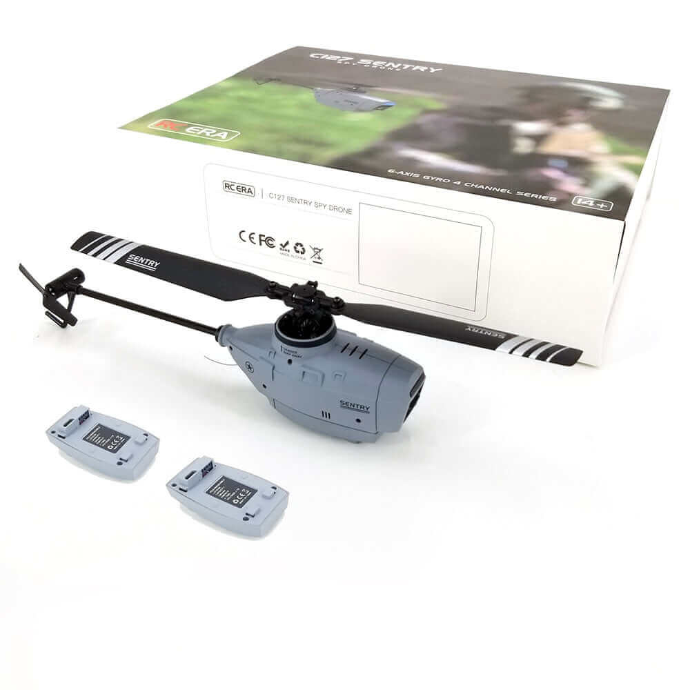 C127 Single Blade Helicopter Drone - 6-Axis Gyro, WiFi FPV, Nano HD Camera Toy - www.Shopthatapp.com