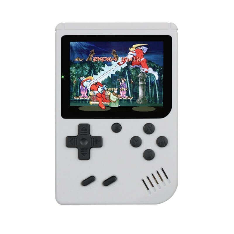 Retro Mini-Handheld-Spielkonsole – 8 Bit, 3,0-Zoll-LCD, 400 integrierte Spiele