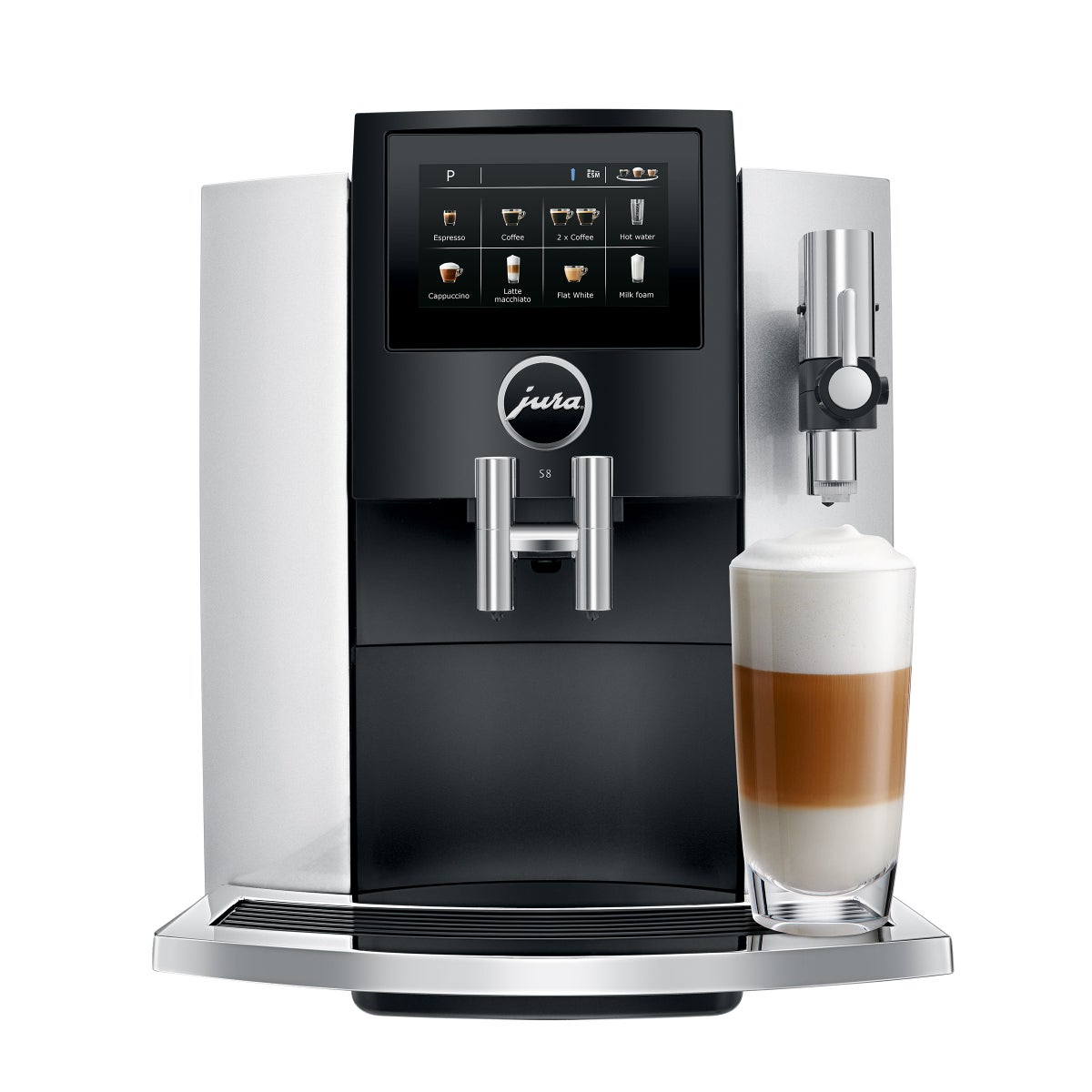 S8 Automatic Coffee Machine, Moonlight Silver-Kitchen appliance-www.Shopthatapp.com-Snake Oil Guru