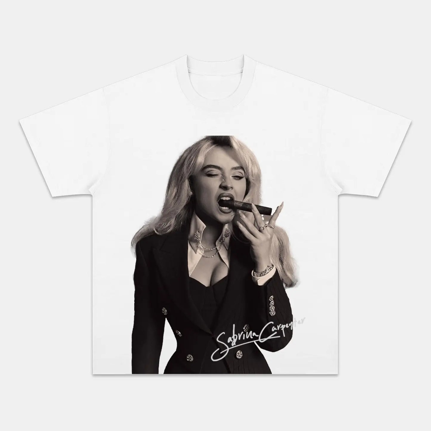 Sabrina Carpenter: Music Icon Tee V12 - www.Shopthatapp.com