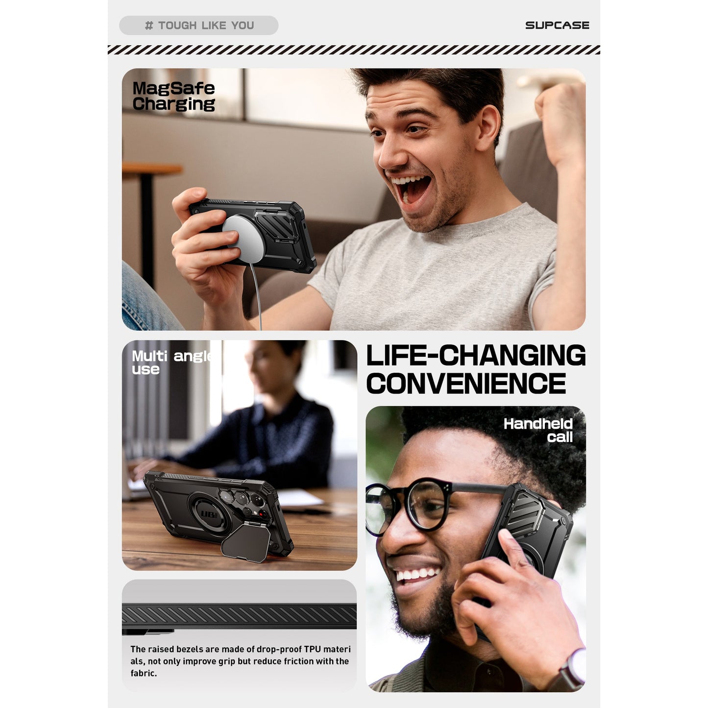 Galaxy S25 Ultra Unicorn Beetle MAG XT Bumper Case -Black - www.Shopthatapp.com