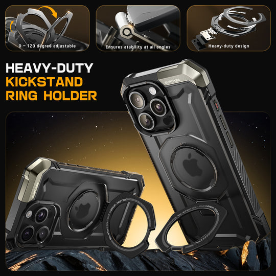 iPhone 16 Pro 6.3 inch UB Grip MagSafe Camera Control Button Phone Case-Black - www.Shopthatapp.com