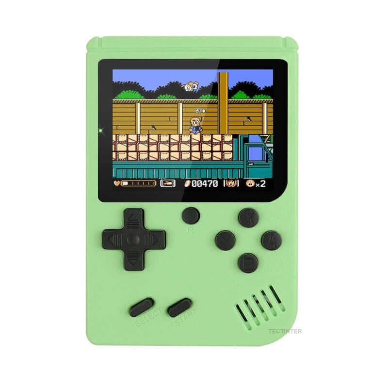 Retro Mini-Handheld-Spielkonsole – 8 Bit, 3,0-Zoll-LCD, 400 integrierte Spiele
