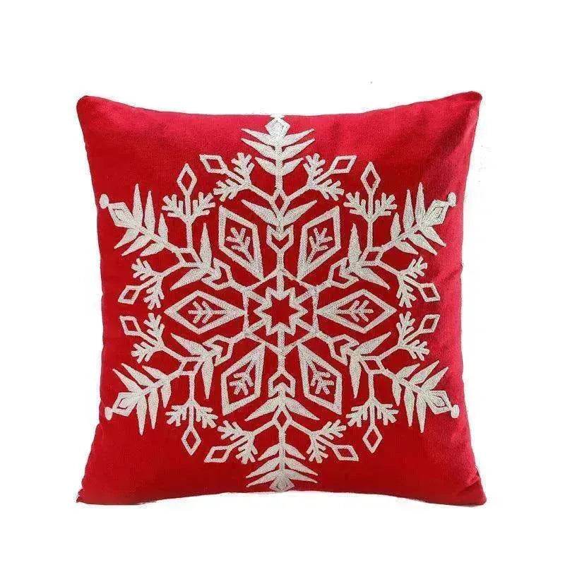 Santa Claus Tree Snowman Sofa Cushion Cover Pillow Case - www.Shopthatapp.com