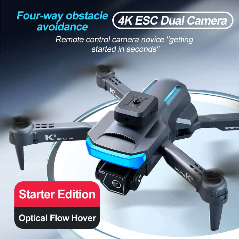 K-HD Dual Lens 4K Aerial Photography Drone - Optical Flow Positioning RC Quadcopter Toy - www.Shopthatapp.com