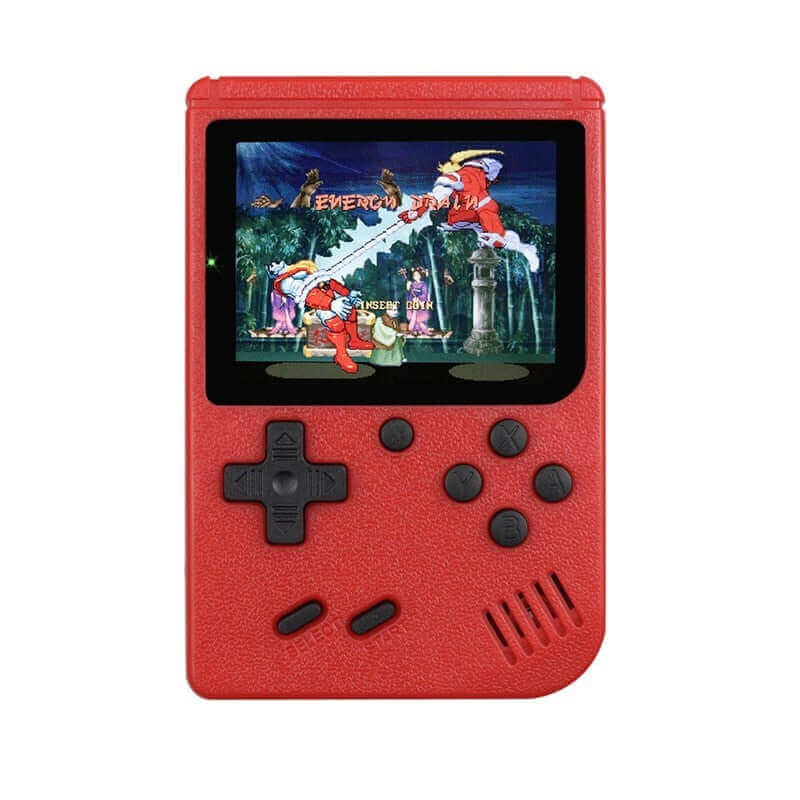 Retro Mini-Handheld-Spielkonsole – 8 Bit, 3,0-Zoll-LCD, 400 integrierte Spiele