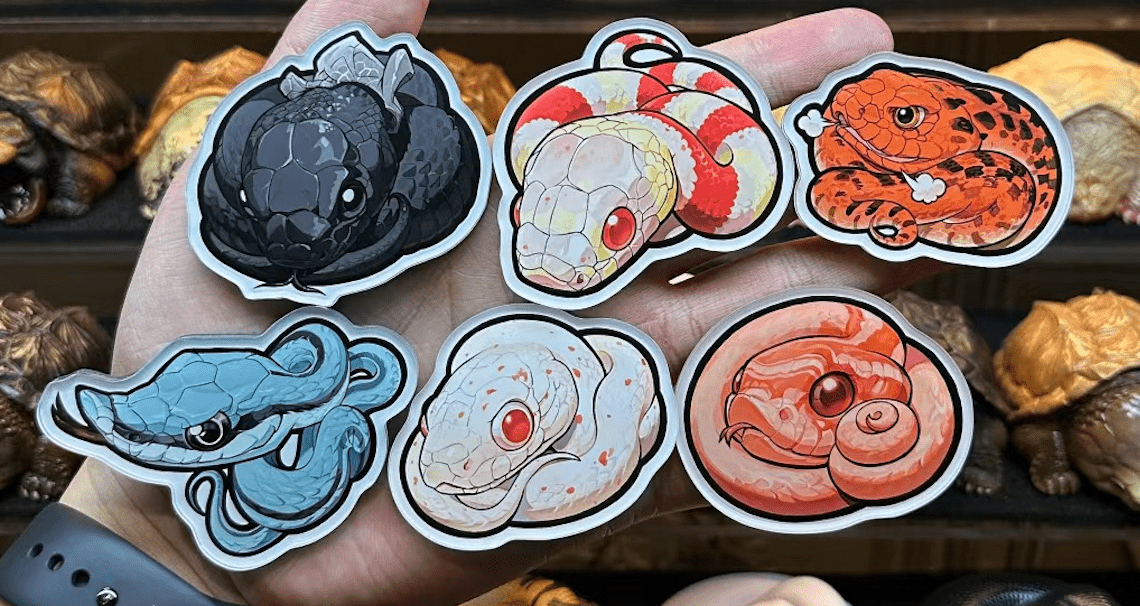 Magnetischer Lufterfrischer für Reptilien