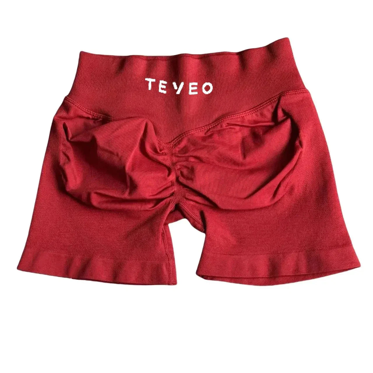 TEYEO Fashion Summer Women's Yoga Shorts Sports Running Breathable Comfortable High Waist Seamless Quick Drying Yoga Shorts
