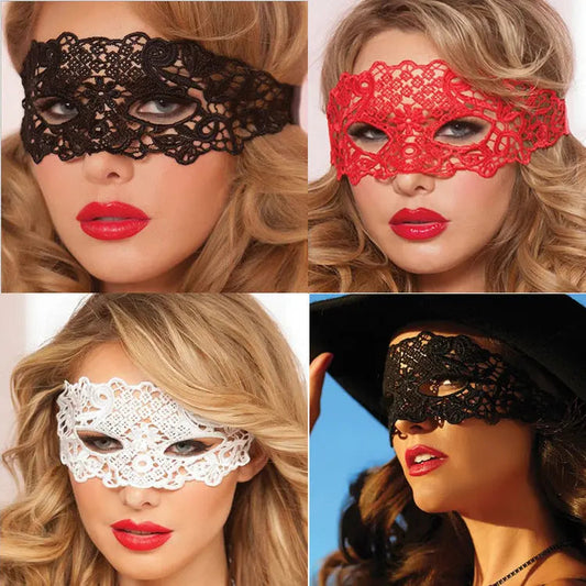 Sexy Lace Half Face Mask Ball Adult Princess Sexy Eye Mask Halloween Props Performance - www.Shopthatapp.com #