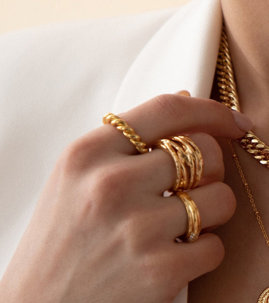 Silver Rope Ring - www.Shopthatapp.com