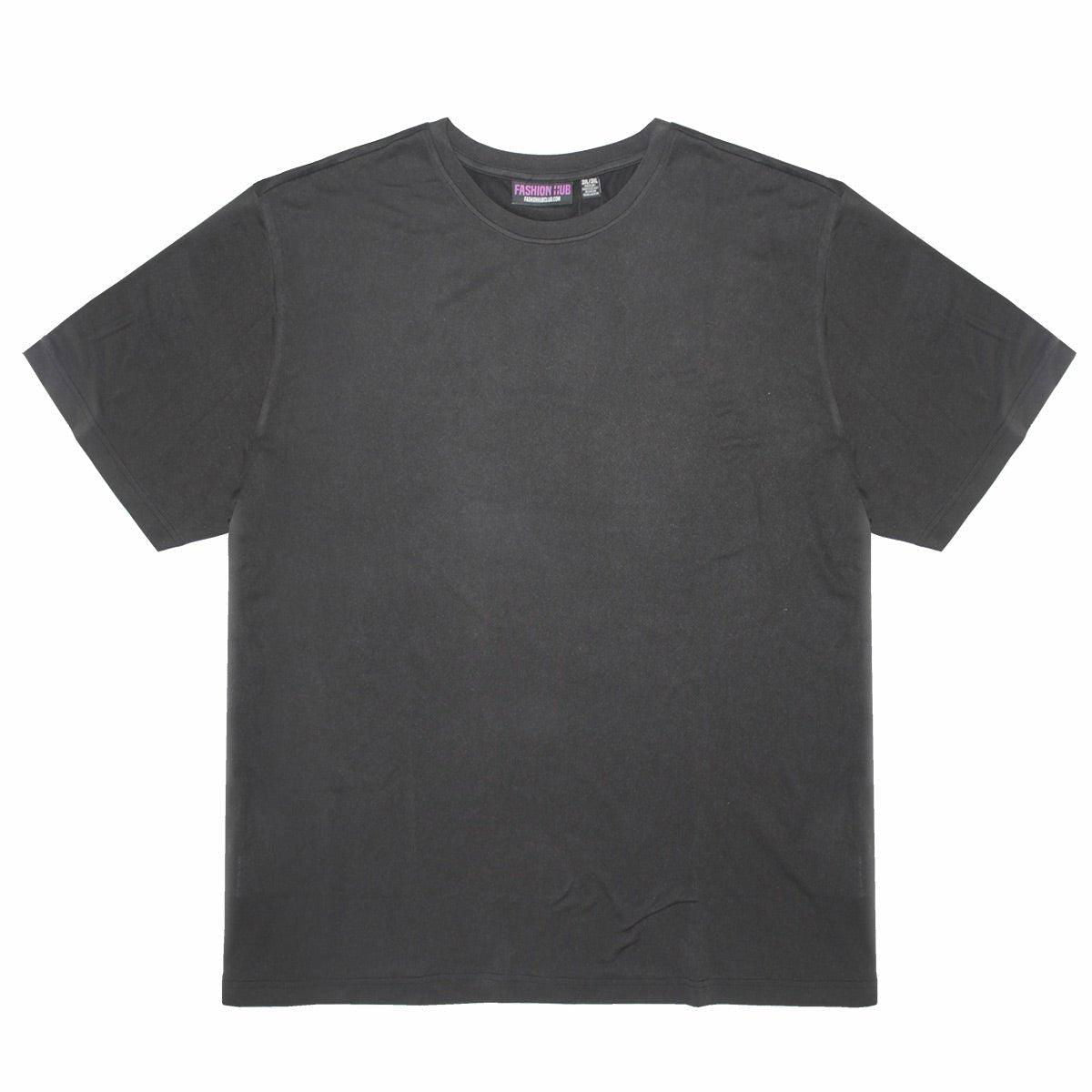 Slate Better Basics Ultra-Soft Crewneck Short Sleeve T-Shirt by Fashion Hub-T-shirts-www.Shopthatapp.com-Size:4XL-Fashion Hub Club
