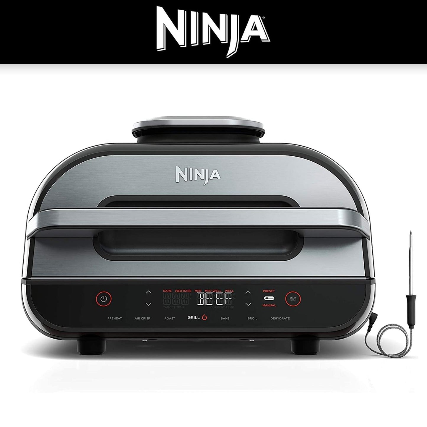 Smart XL Grill And Air Fryer-Kitchen appliance-www.Shopthatapp.com-Snake Oil Guru