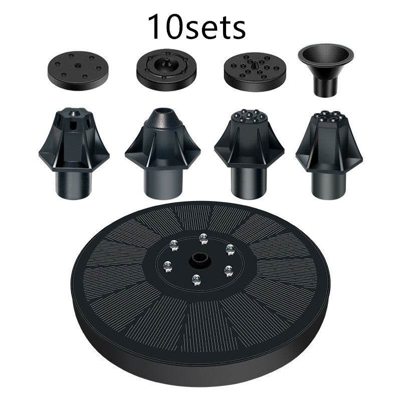 Solar Water Mercury Garden Miniature Floating Fountain - www.Shopthatapp.com #