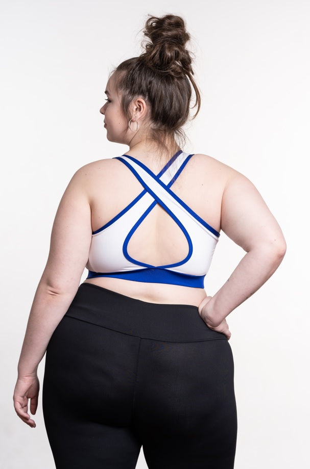 Soutien-gorge sport - Blanc royal - (VENTE FINALE) - www.Shopthatapp.com #