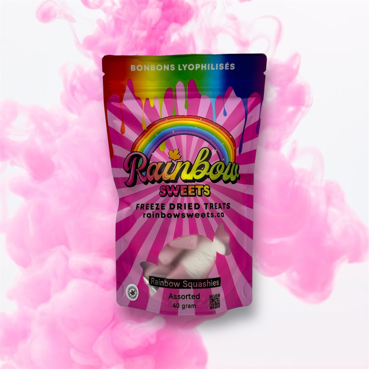Freeze Dried Rainbow Squashies