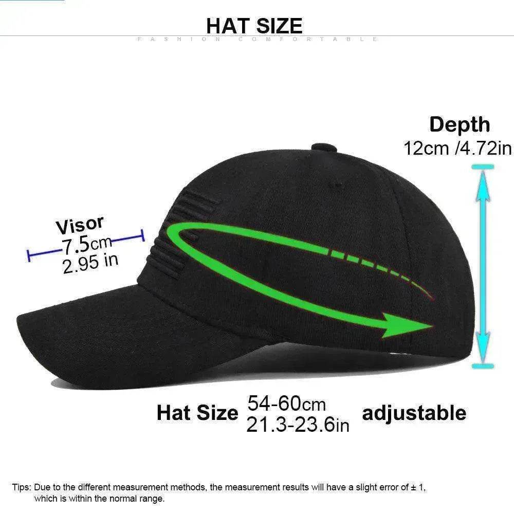Stereo Embroidered Peaked Cap Hard Top Men's And Women's Hats Sun Hat - www.Shopthatapp.com #